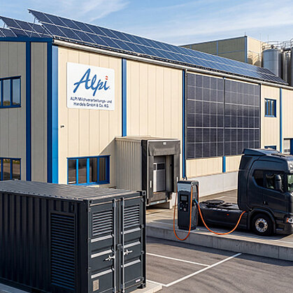 Alpi Milchverarbeitung – PV-Energieprojekt iconiQ Energy