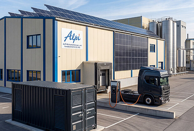 Alpi Milchverarbeitung – PV-Energieprojekt iconiQ Energy