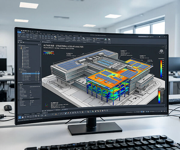 CAD-Aufnahme Dach und Fassade – iconiQ Energieplanung