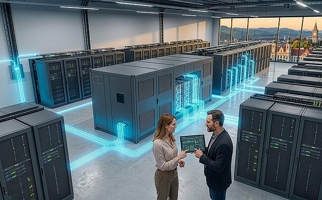 USV-Storage und Notstrom im iconiQ Leistungskreis
