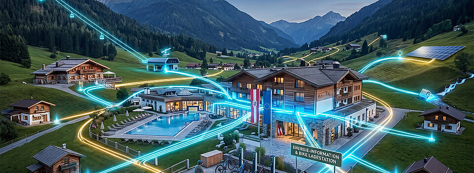 Tourismus und Energiegemeinschaft – EEG Photovoltaik iconiQ Energy