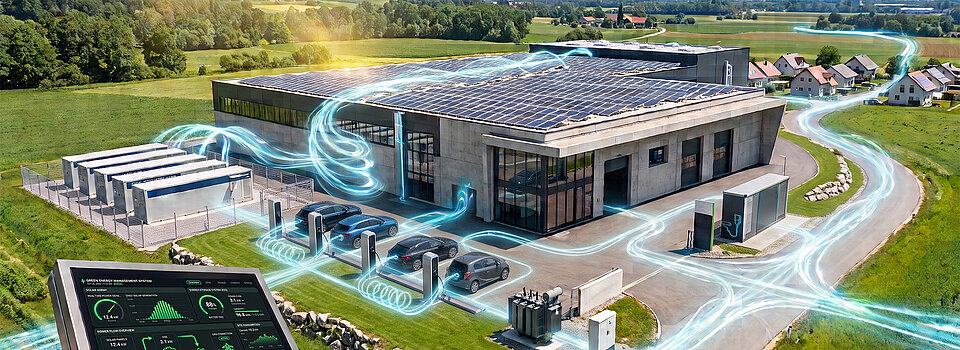 Industrie und Produktion – Energiekonzept mit PV und Speicher iconiQ